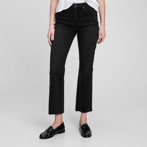 gap high rise kick fit jeans